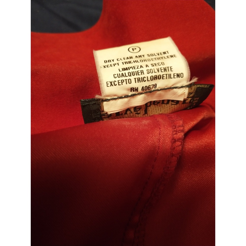 Vintage Harve Benard Red Satin Blazer Jacket Women's Size 10 Classic 90s Career - Picture 11 of 15